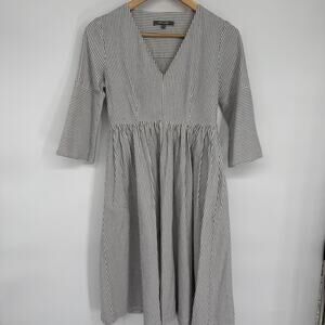 Rallier Dress Women’s 0 Stripes Minimalist Classic Cotton Coastal Old Money